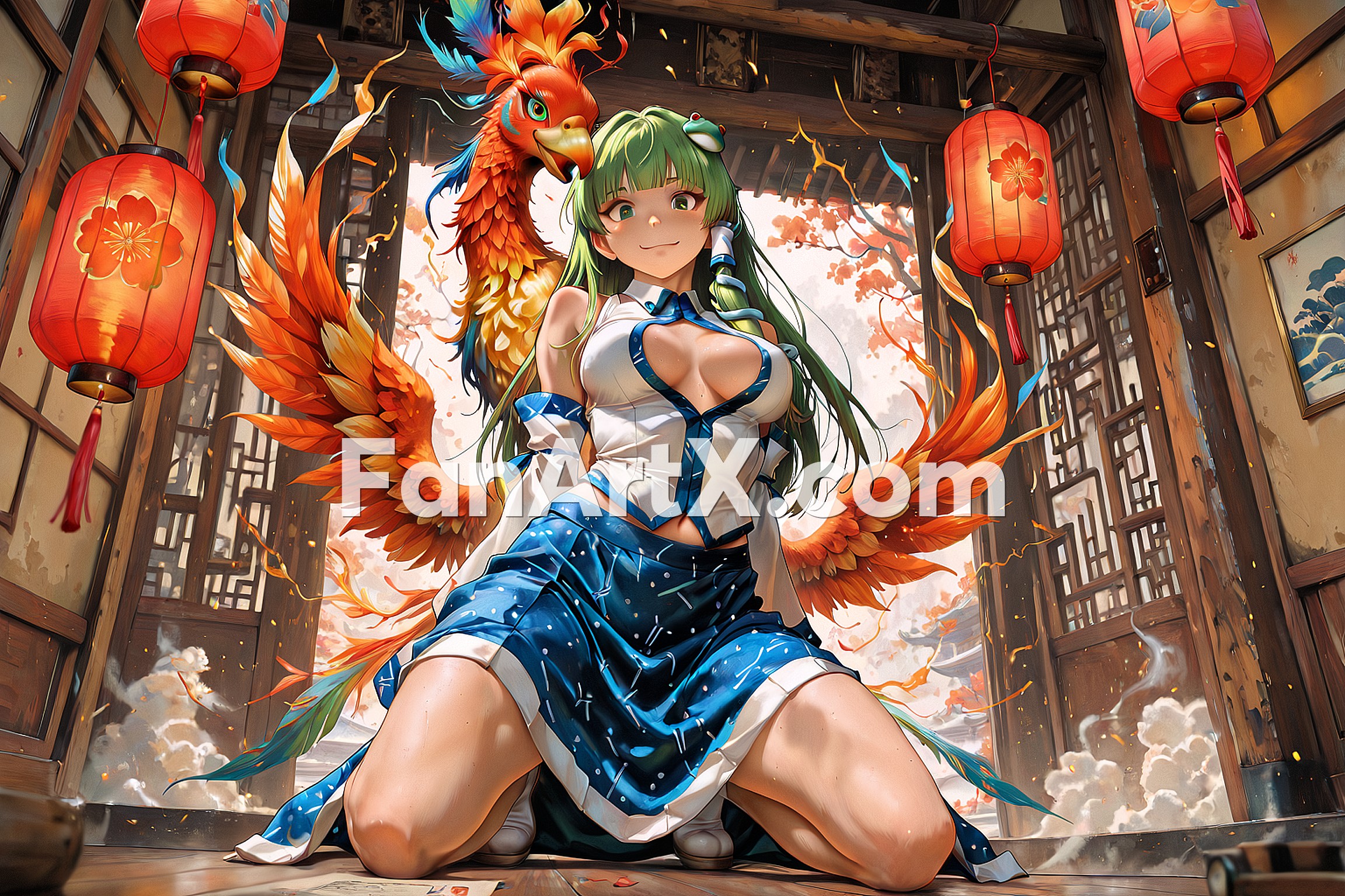 Kochiya Sanae Touhou project Fanart 1887738